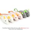 6pcs Mix Pet Toy Catnip Mice Cats Toys Fun Plush Mouse Cat Toy For Kitten