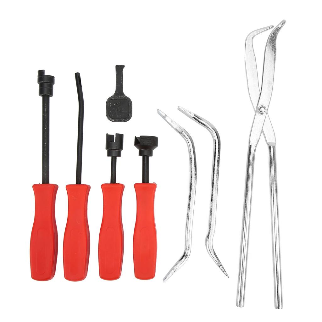 8PCS Drum Brake Puller Tool Kit Universal 45 Steel Oxidation Chromate Coating with Storage Box