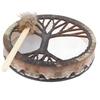 Schamanentrommel, sibirische Trommel, Spirit Music, handgefertigt, schamanische Trommel mit Trommelstock, Heimdekoration