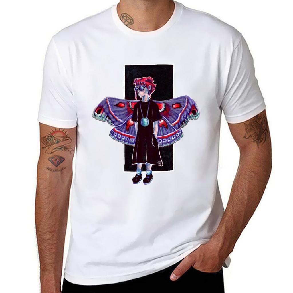 The Moth Girl Tshirt Vintage Style Printed Top