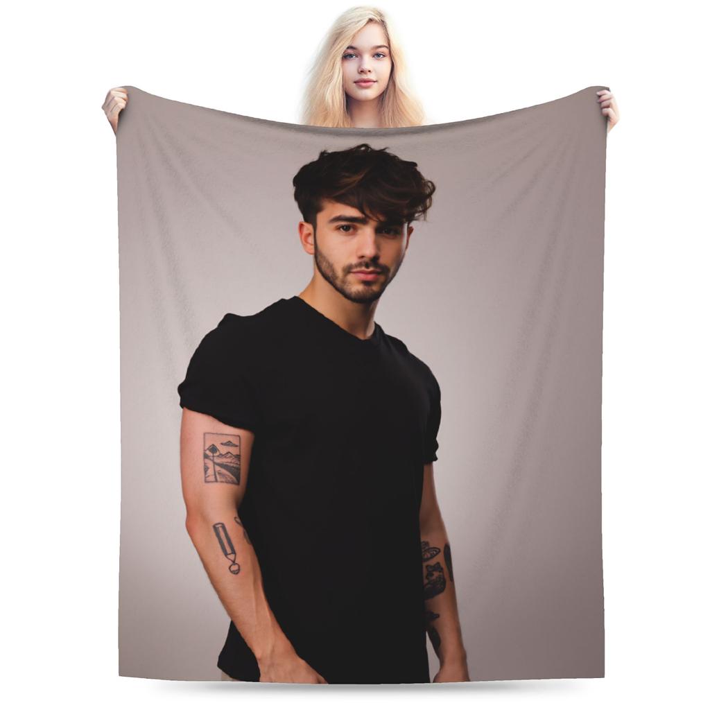 Fede V-Vigevani Soft Warm Blanket Club Misterios Boy Girl Plush Throw Blanket Funny Couch Bed Flannel Bedspread Sofa Bed Cover