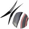 Car Styling Headlight Eyelids Chrome Trim Cover ABS