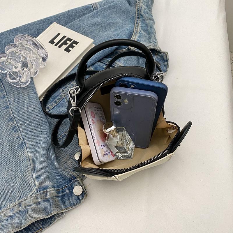 Panda Design PU Leather Women's Crossbody Bag – Korean Simple, All-Match