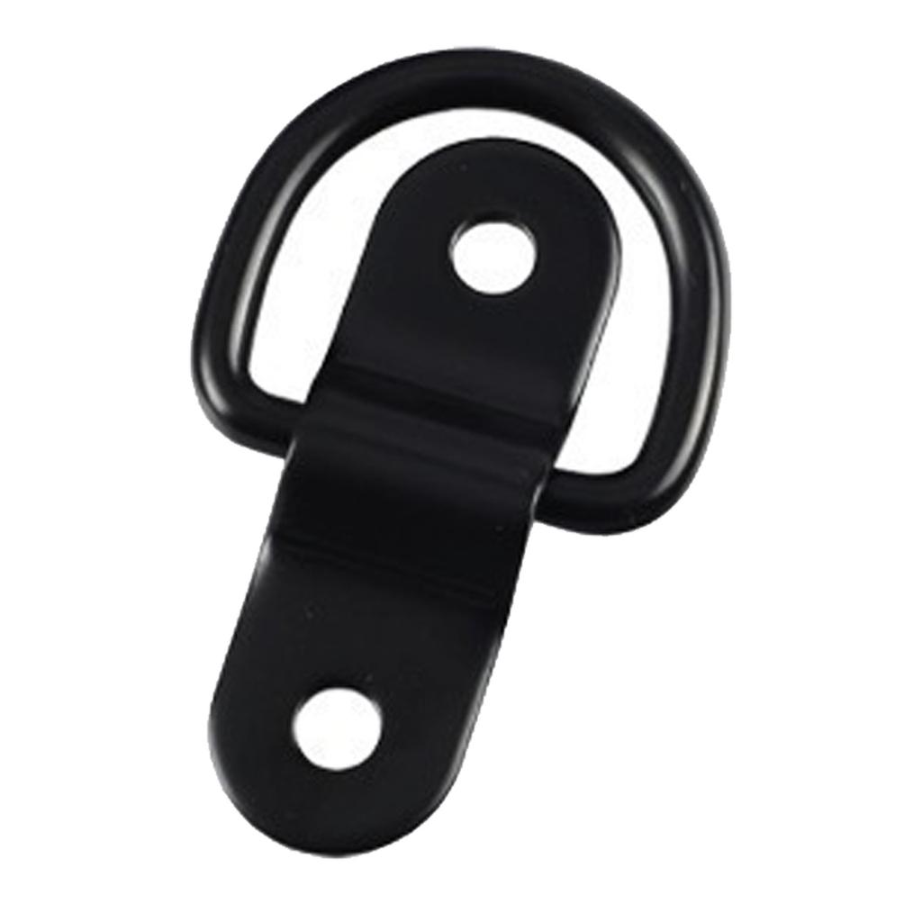Steel D Rings Lashing Eyelets Heavy Duty Rustproof Assembly Rings For Truck Boat RV ATV Garage Installation With Screws