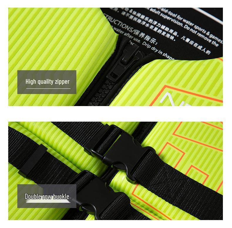 Adult Life Jacket Buoyancy Vest for Snorkeling, Fishing, Motorboating, and Swimming - Anti-Collision and Warm, 2021 Model