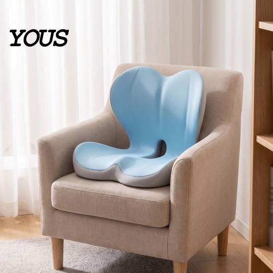 Comfort Cushion for Long Driving Memory Foam Car Seat Cushion, Ergonomic Lumbar Support Back Pain, Office Chair Non-Slip Pad with Breathable