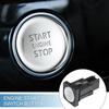 Push Button Starter Switch No.16D959839 Engine Start Stop Switch Button for Volkswagen Jetta 2011-2018 Silver Tone Black