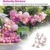 Pink Rose Red Rose Gold Butterfly Fairy Balloon Baby Shower Birthday Party Arrangement Balloon Chain Decorations