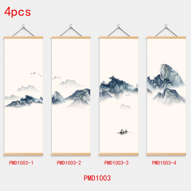 Traditionelle chinesische Landschaftsmalerei, klassische Kunst, Wandbild, Poster, Leinwand