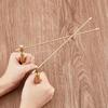 2Pcs Water Dowsing Rods Detachable Brass Spirit Rods Divining Rods with Box for Detect Gold Water Ghost Hunting Locating Lost Items