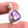 Natural Ametrine Gemstone 925 Solid Sterling Silver Jewelry Pendant 1.1'' S3a66