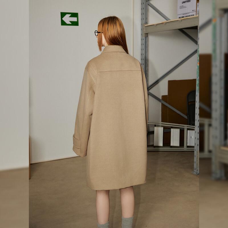 unifree Women's Academy Style Woolen Toggle Coat