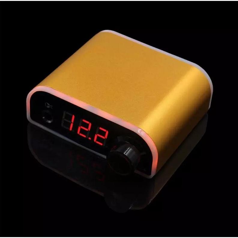 LED Tattoo Power Supply for All Coil & Rotary Tattoo Machine Pen Foot Pedal Dual Mode LCD Color Change with Voltage Permanent Makeup Tools