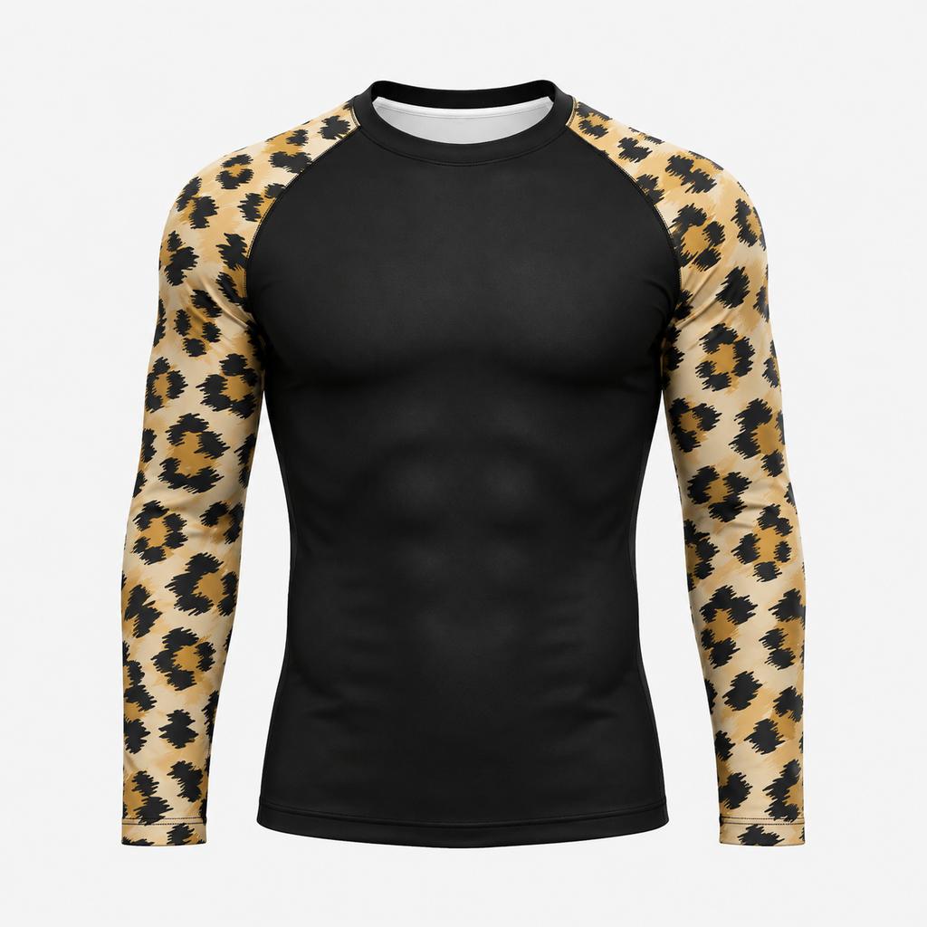 Brazilian Jiu-Jitsu Long-Sleeved T-Shirt Men's T-Shirt Street Wear 3D Printed Breathable Quick-Drying Fitness Clothing Harajuku