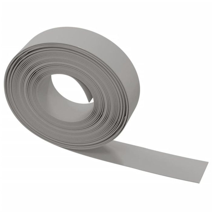 VidaXL Garden Edging Grey 10 M 15 Cm Polyethylene 154396
