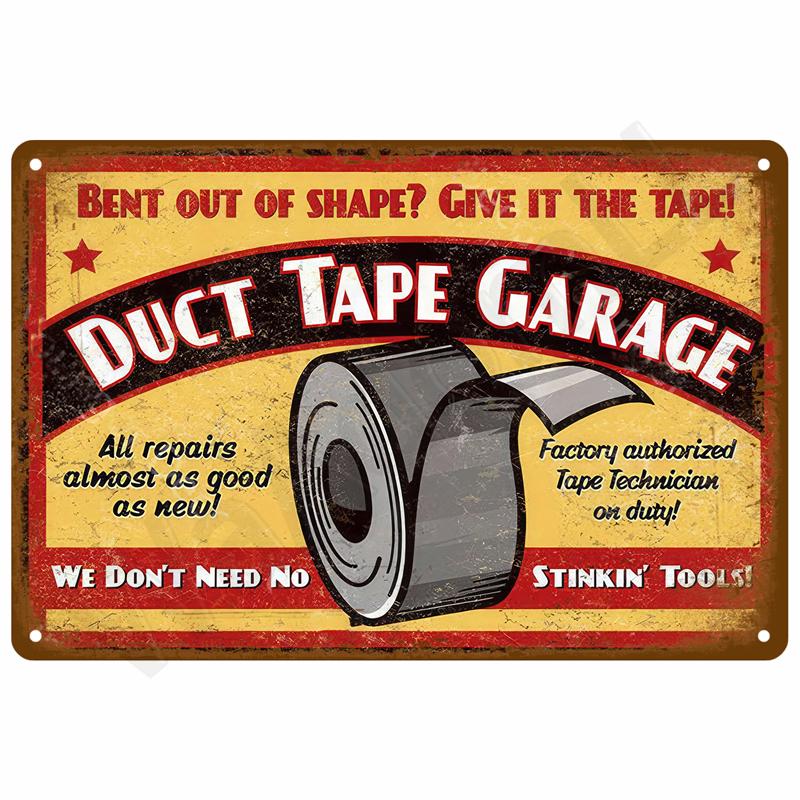 Retro Metal Sign Wall Art Mural Aesthetic Room Home Decor Items Poster Vintage Metal Plate Garage Decoration Tin Sign Plates Bar