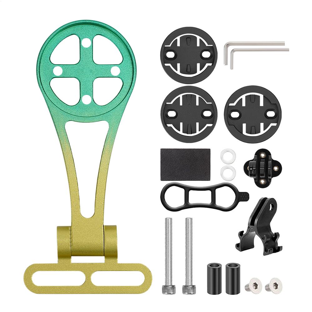 Bicycle Computer Extension Bracket Aluminium Alloy Gradient Color Adjustable Speedometer Holder Outdoor Cycling Accessories