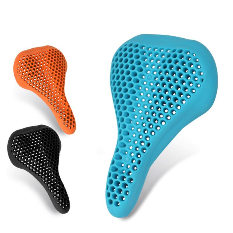 

Comfort Bike Seat Cover Extra Soft, Anti Slip And Breathable Hollow Design, Extra Soft Silicone Seat