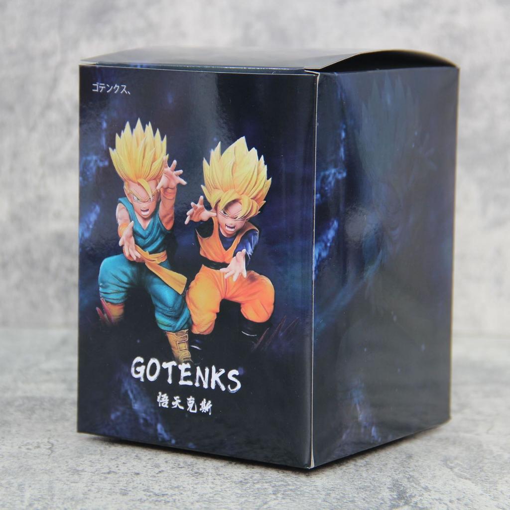 15cm Dragon Ball Goten Torankusu Super Saiyan Anime Figure Model Gk Statue Boys Collection Desktop Decoration Ornament Toys Gift