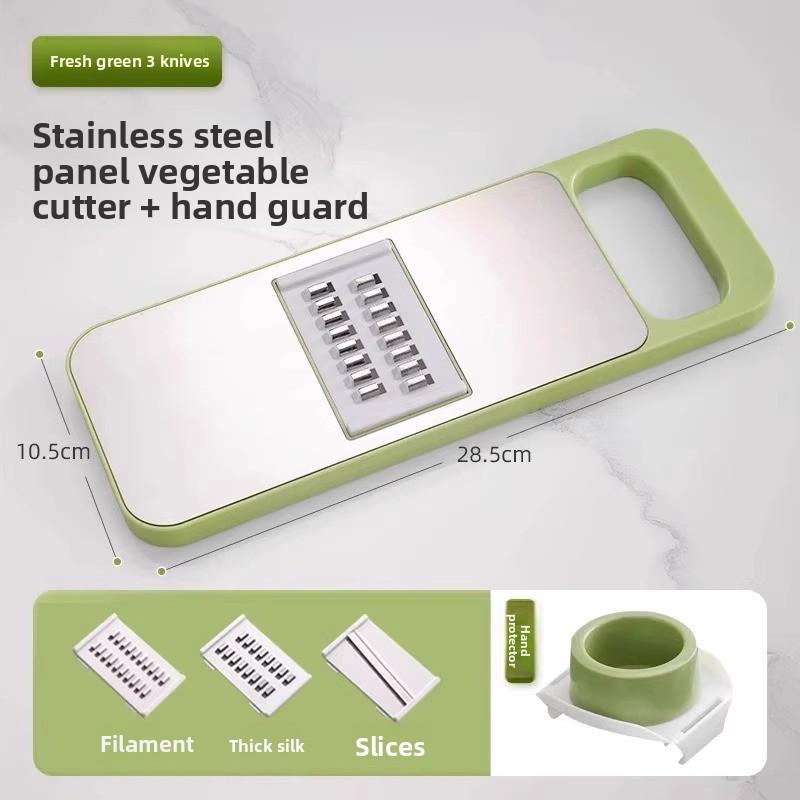 Stainless Steel Multi-Functional Vegetable Peeler 3, 5, or 6 Blades with Hand Guard Perfect for Kitchen Use