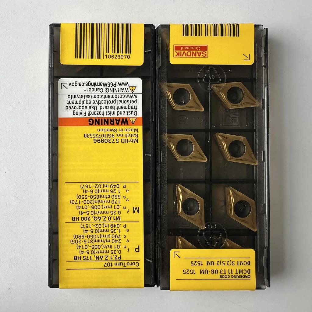 Original Sandvik / DCMT11T308-UM 1525 /CARBIDE CNC Blade Too 10 Pcs