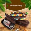Camping Travel Cookware Organizer Bag Cooking Utensils Storge Portable Pouch for Outdoor Barbecue Camping Cooking Spoon