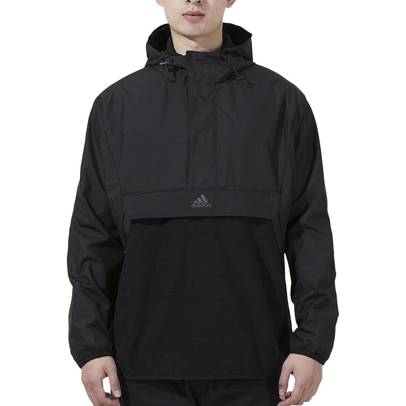 adidas Jackets Men's Black Hooded Moderate Other H39244