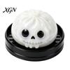 Soft Stress Balls Halloween Relief Dumpling Toy with Steamer, Glitter Ball Fidget Toys Toy, Anxiety Relieving Steamed Bun Squeeze for Holiday