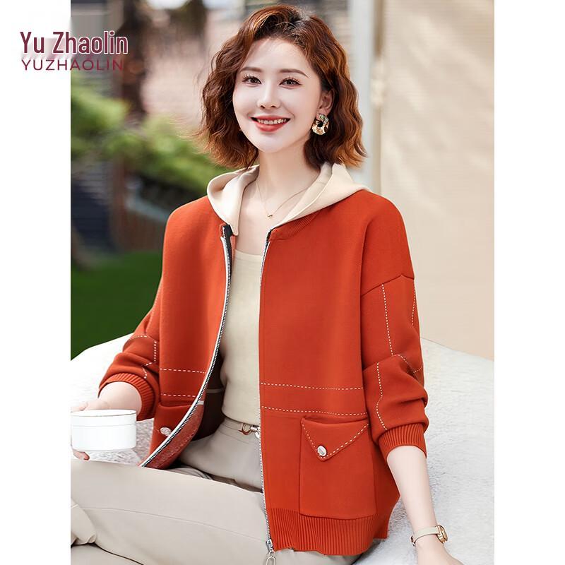 YUZHAOLIN Women's Elegant Spring Autumn Knit Jacket