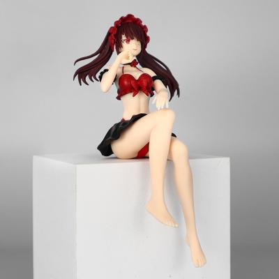 16cm Date A Live Tokisaki Kurumi Sitting Position Anime Girl Figure Model Statue Toy Boy Collection Desktop Decoration Ornament Toys