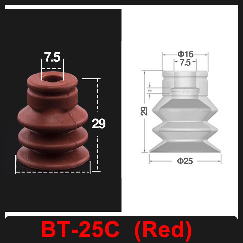 BT Ventuză Mare cu Vacuum din Silicon Strat Unic Robot Accesorii Pneumatice Industriale Duză cu Aspirație Puternică