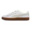 Puma Basket Classic Rubber Sole Retro Low-Top Sneakers Unisex Sneakers White 365078-01