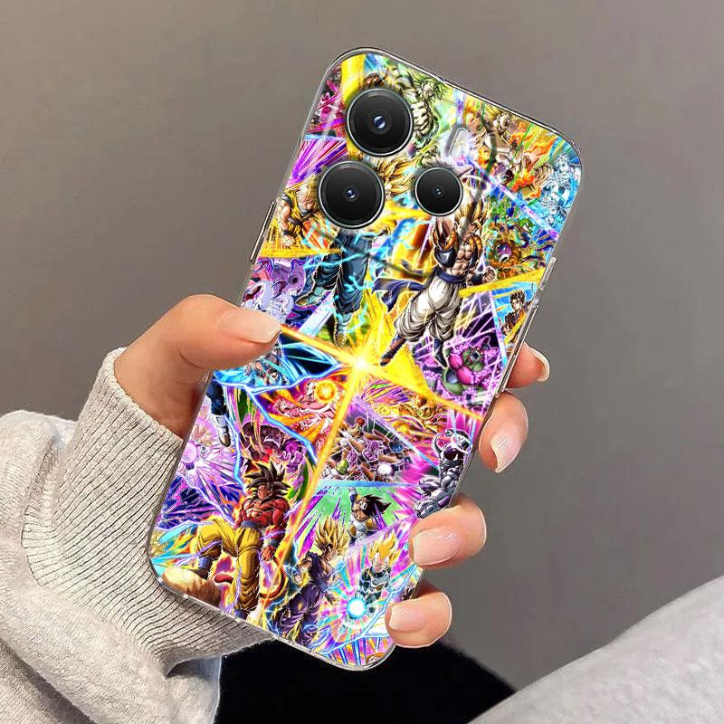 Gogeta Blue Goku Case For Xiaomi Redmi Note 15 14 13 12 11 10 Pro Plus Soft Cover For Redmi 15C 15 14C 13C 12C Clear Phone Cases