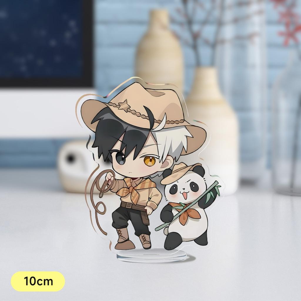 Anime Wind Breaker 10cm Acrylic Stand Sakura Haruka Yukai Akihiko Su Fang Q Version Mini Figure Model Plate Gift