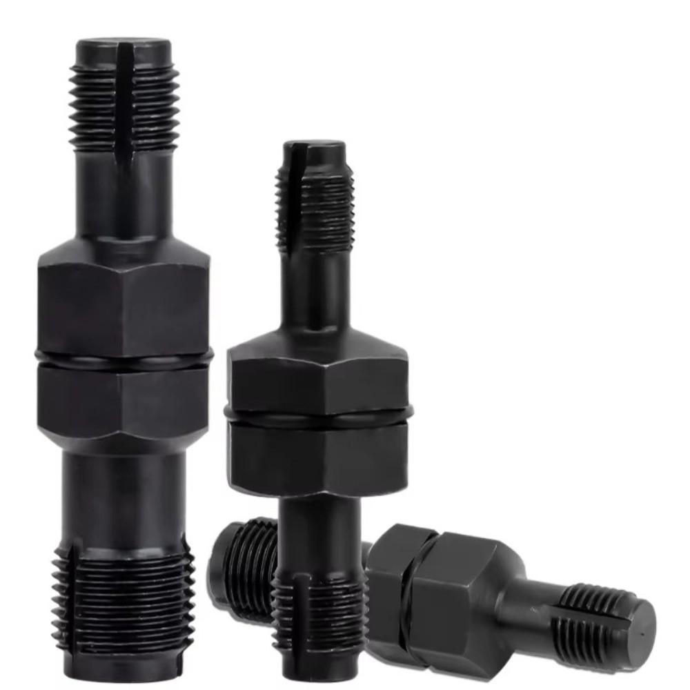 M10*1.0 Spark Plug Tap Set Carbon Steel Thread Restorer Tool For Trucks