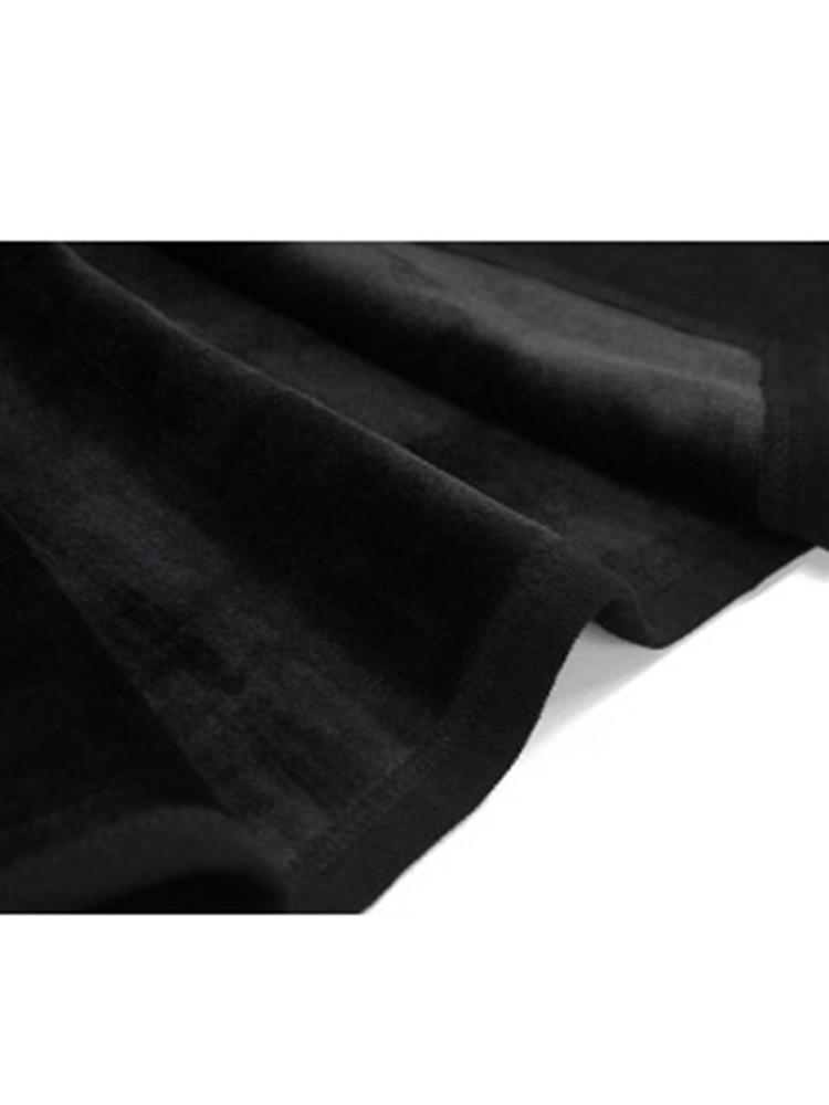 XITAO Casual Full Sleeve Square Collar Elastic Waist Dress Sets GMM1037