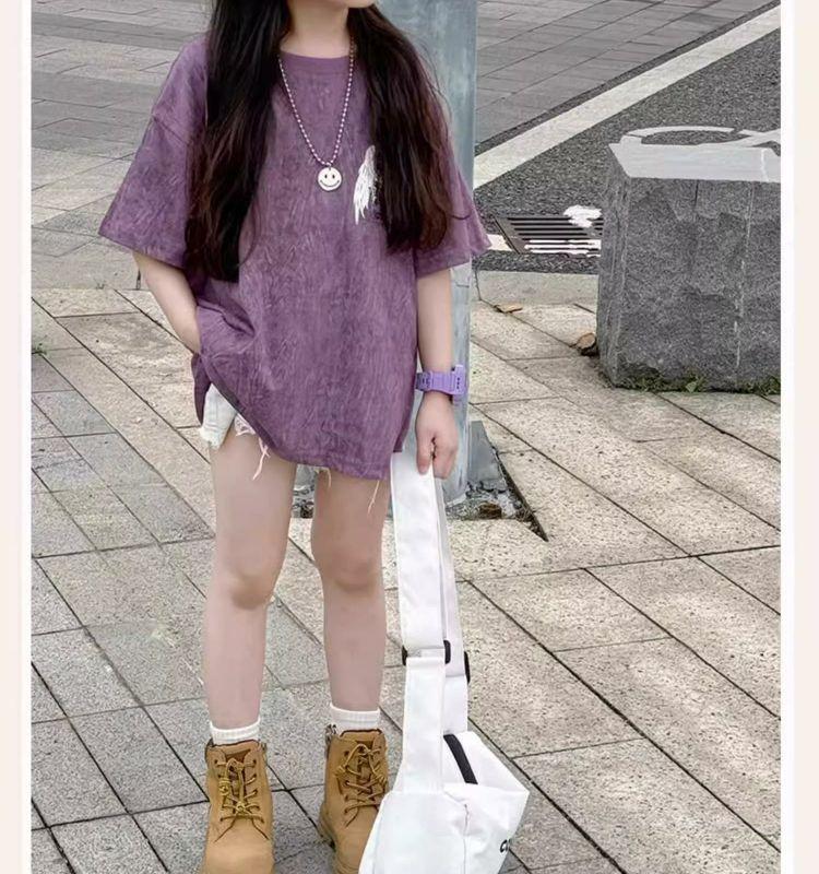 2025 Trendy Girls' Street Style Short-Sleeve T-Shirt