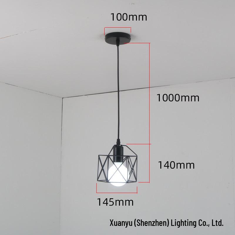 

Скандинавська Сучасна Мінімалістична Індустріальна Люстра - Ретро Креативний Стиль для Барів та Проходів Without Light Source