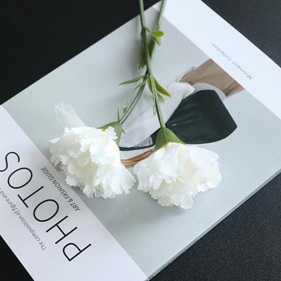 

Искусственный цветок шелковые гвоздики День святого Валентина свадьба букет невесты домашний декор стола аксессуары сад DIY подарок коробка для конфет 1pc