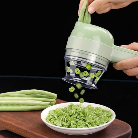 Elektrisk Vitlökspress Handhållen Grönsaksskärare Uppladdningsbar Mathackare Köttkvarnmaskin Mångsidig Matberedare