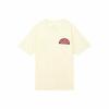 Men's Vintage American Badge Print Short-Sleeve T-Shirt Coconut Milk Color FD0051-113