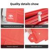2026 Hot For Toyota Hub Caps PU Leather Car Sun Visor Ticket Card Storage Bag Accessories For Toyota Gazoo Racing Corolla Crown 