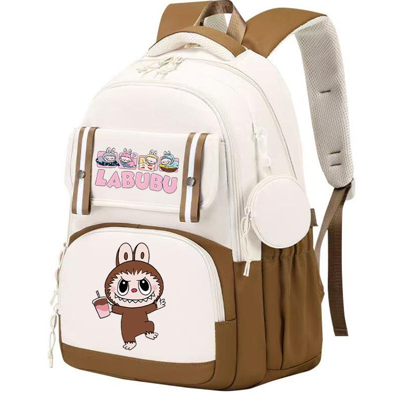 Cute Printed Backpack Teenager Student Shcoolbag Bookbag Knapsack Girl with Coin Purse Casual Bag Men Women Laptop Bag Mochila