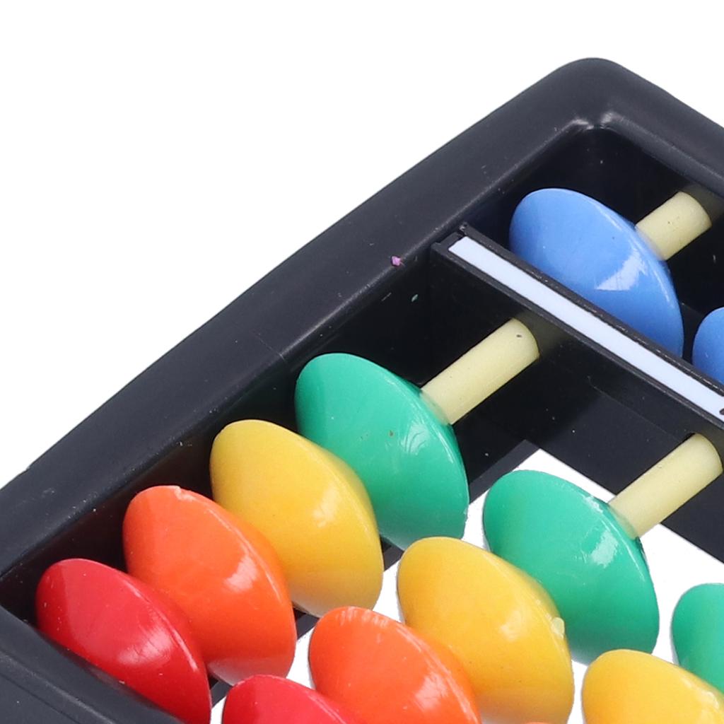 Abacus Exquisite Home Office Portable Colorful Bead Abacus Calculation Tool Educational Toy