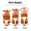 Latin Dance Shoes Women's High Heel Dance Shoes Tango Soft Bottom Dance Shoes Girls Salsa Ballroom Shoes