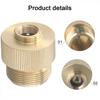 Smooth Camping Stove Gas Tank Adapter Valve Leak Joint No Troubles