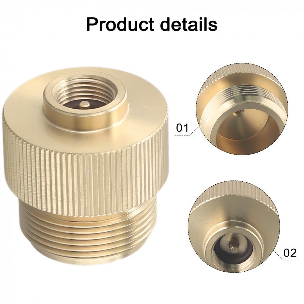 Smooth Camping Stove Gas Tank Adapter Valve Leak Joint No Troubles