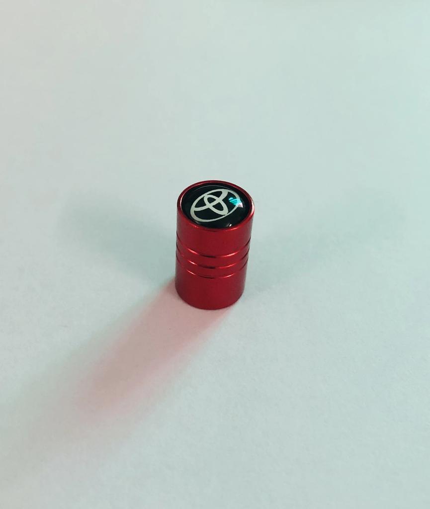 4Pcs/Set Metal Car Wheel Tire Air Valve Core Caps Auto Accessories For Toyota Corolla Chr rav4 prius Yaris Hilux auris avensis