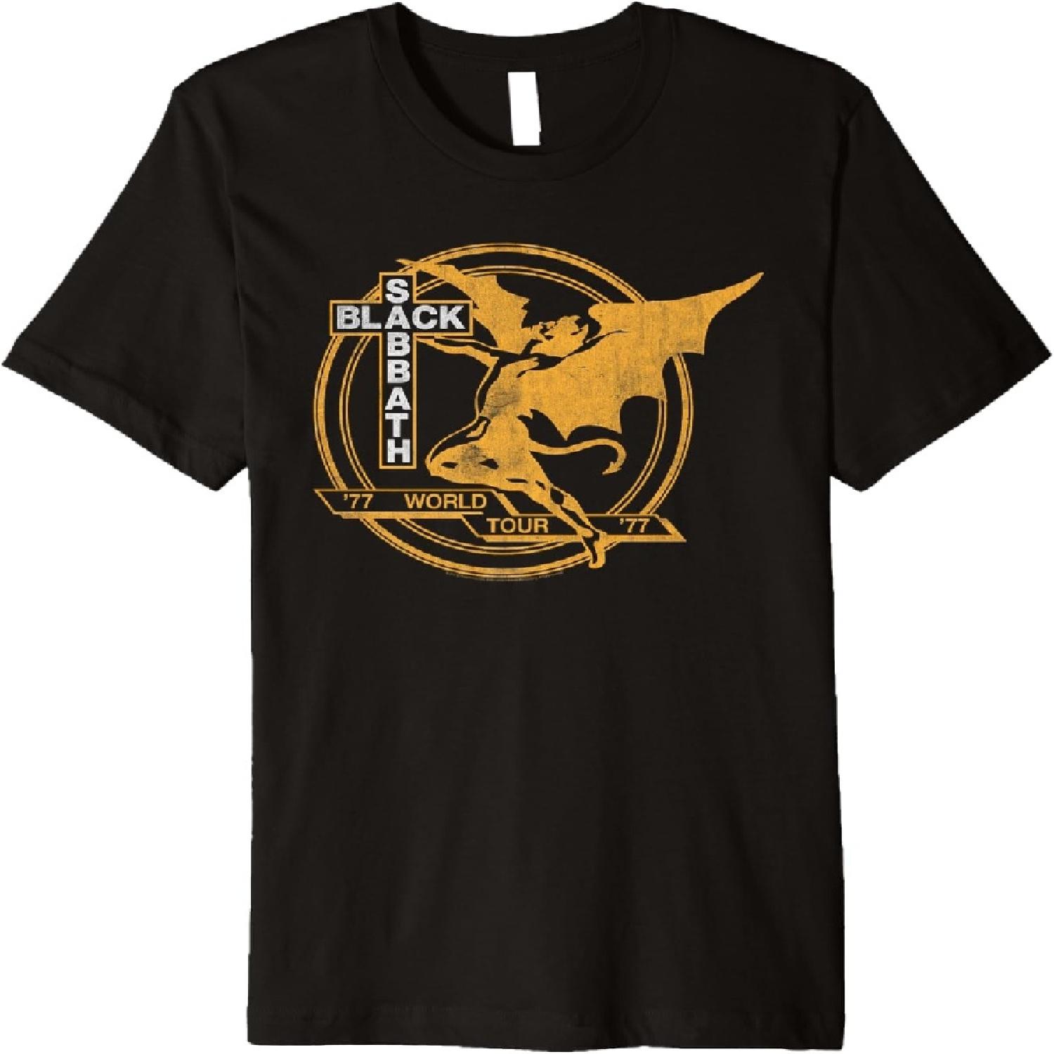 Black Sabbath World Tour 77 T-Shirt Premium T-Shirt XXXXXL разноцветный