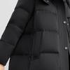 XueZhongFei Women's Mid-Length Hooded Goose Down Jacket